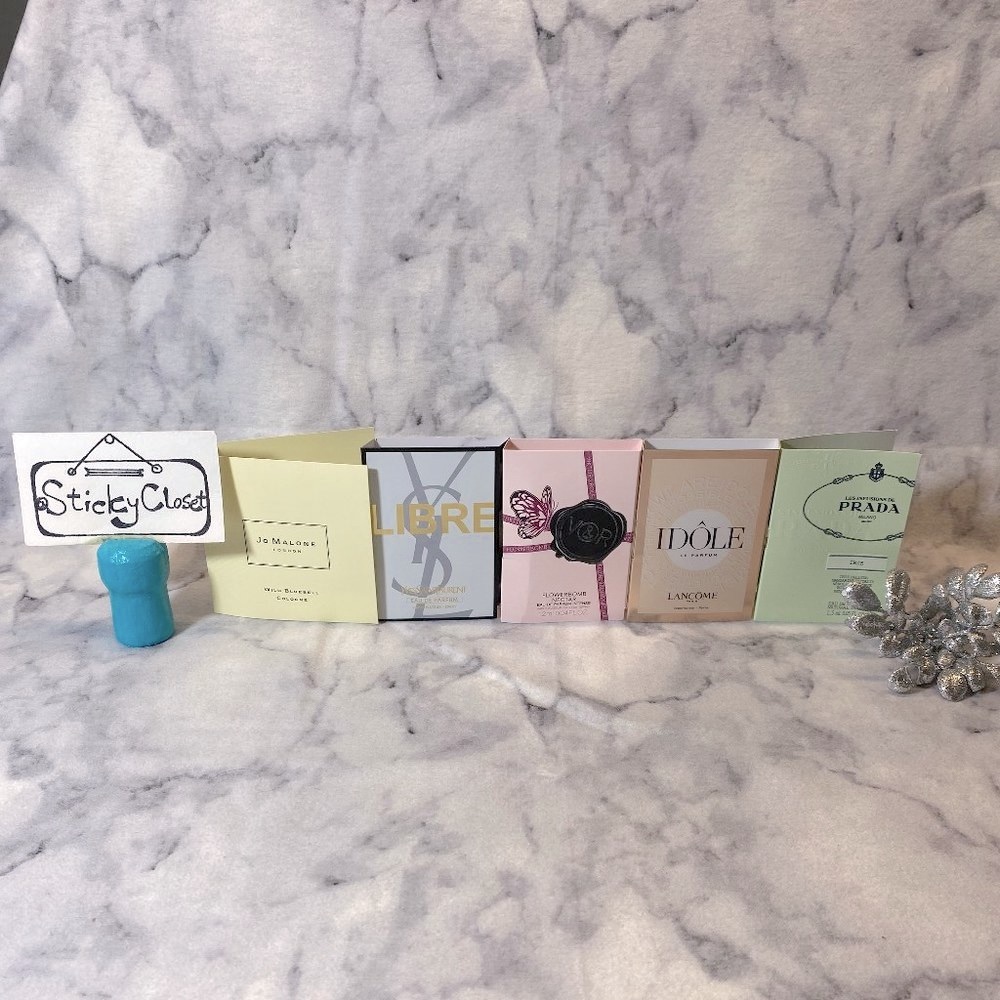 Lot of 5 Jo Malone,Lancome,Viktor&Rolf,Prada,Yves Saint Laurent,Libre-5pc-NEW